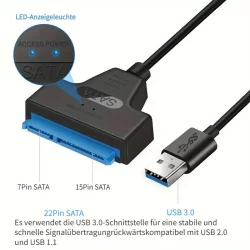 SATA Zu USB 3.0 Adapter-Kabel Für 2,5-Zoll-Festplatten.webp