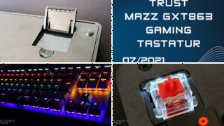 TRUST Mazz GXT 863 Gaming Tastatur