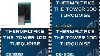 Thermaltake The Tower 100 Turquoise Mini