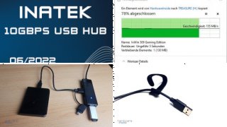 Inatek 10Gbps USB Hub HB2025AL im Kurztest