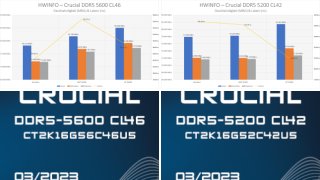 Crucial DDR5 5200CL42 /5600CL46