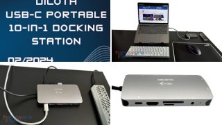 Dicota USB-C Portable 10-in-1 Docking Station