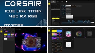 Corsair iCUE LINK TITAN 420 RX RGB