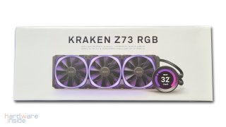 NZXT Kraken Z73 RGB 360mm All-In-One Wasserkühlung 2,36 LCD Display weiß