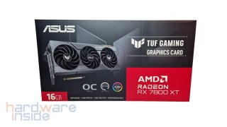 Verpackung der ASUS TUF Gaming Radeon RX 7800 XT OC