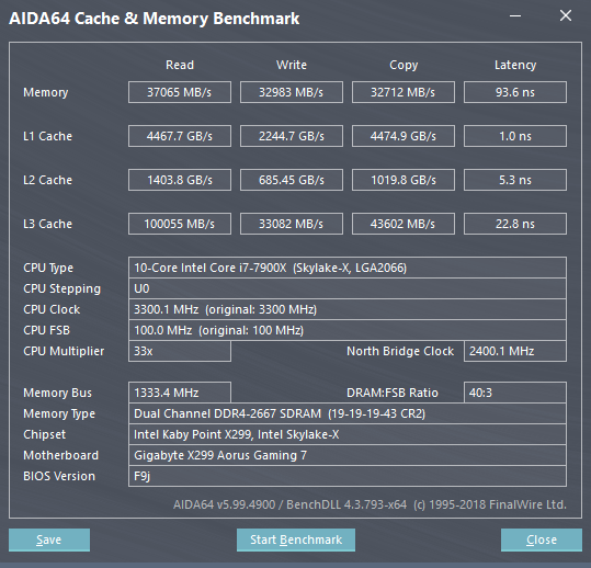 ADATA XPG GAMMIX D30 - Memory_Bench_Default