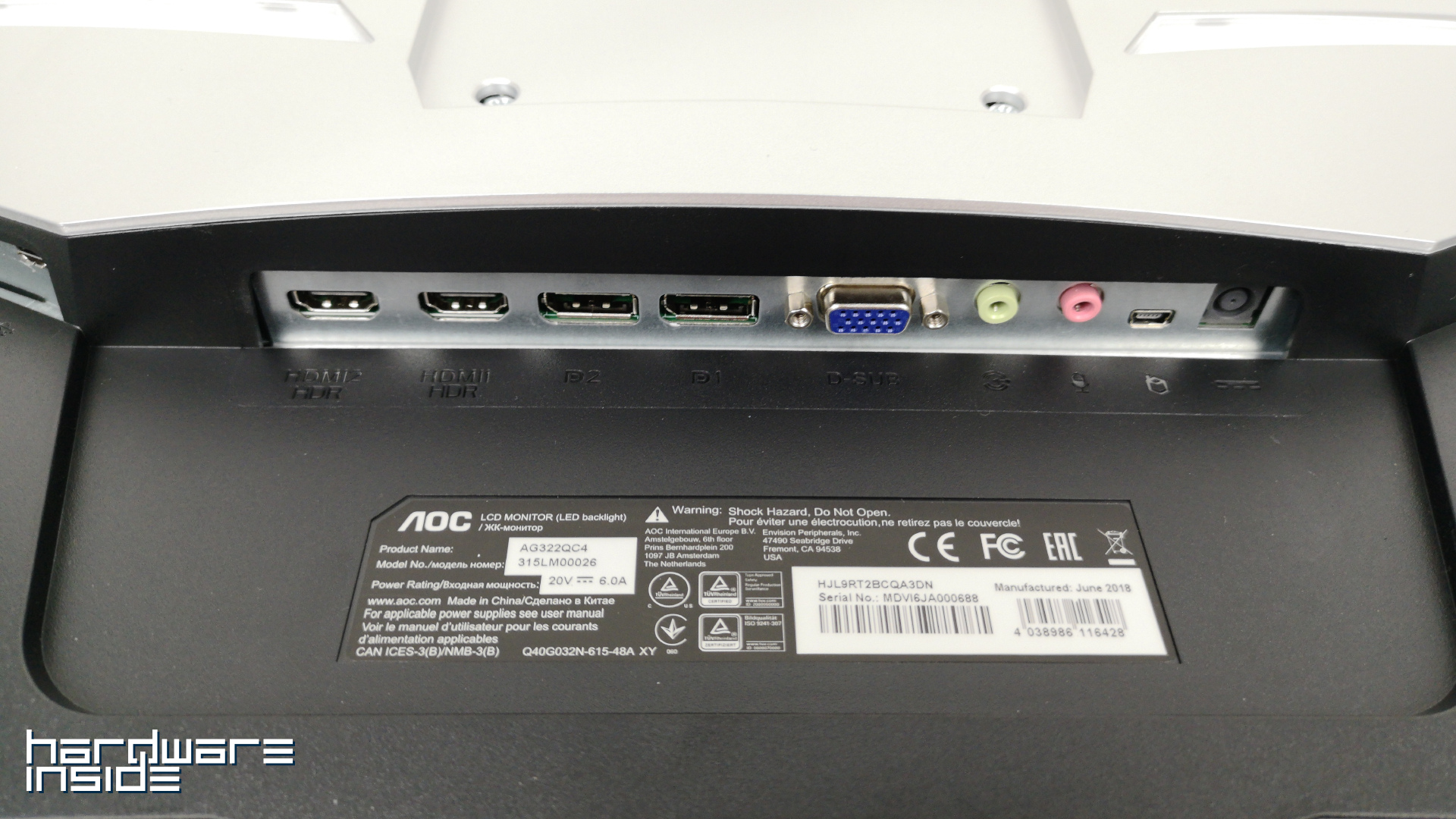 AG3222QC4 Anschlüsse 2