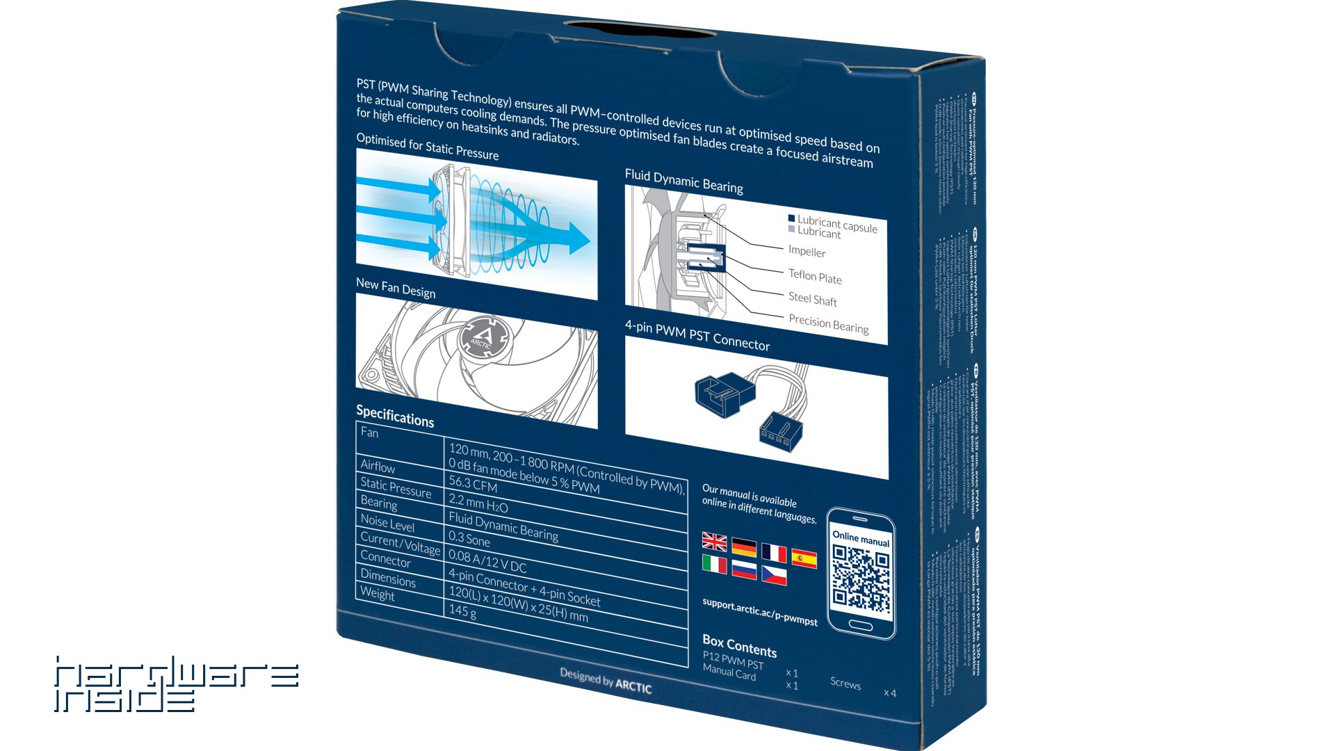 Antec P12 PWM PST - Verpackung Rückseite