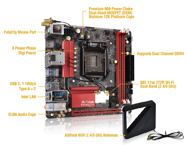 ASrock Z170 Fatal1ty Mainboard