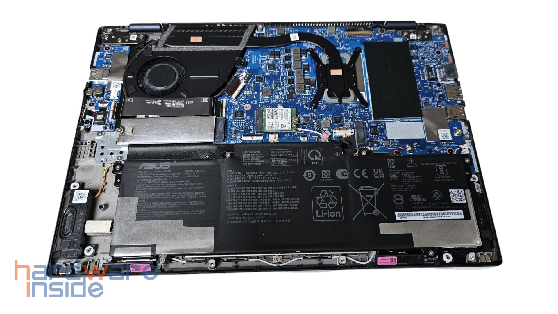 Innenleben des ASUS ExpertBook B5