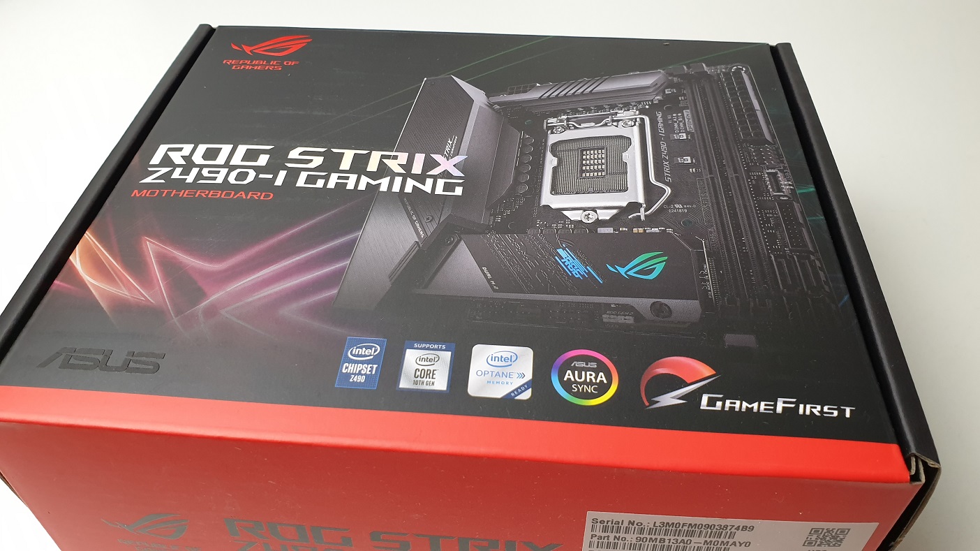 ASUS ROG Strix Z490-I Gaming -Titelbild klein