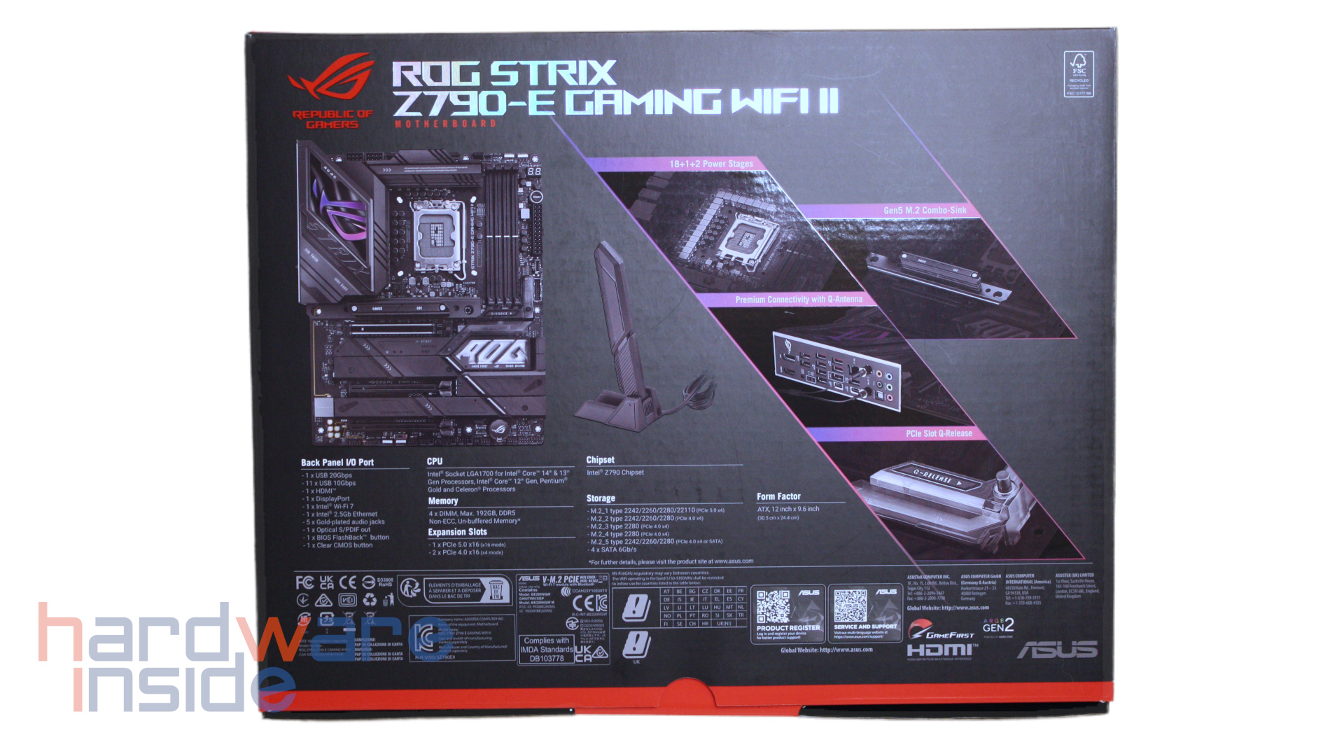 ASUS ROG STRIX Z790-E GAMING WIFI II - Verpackung