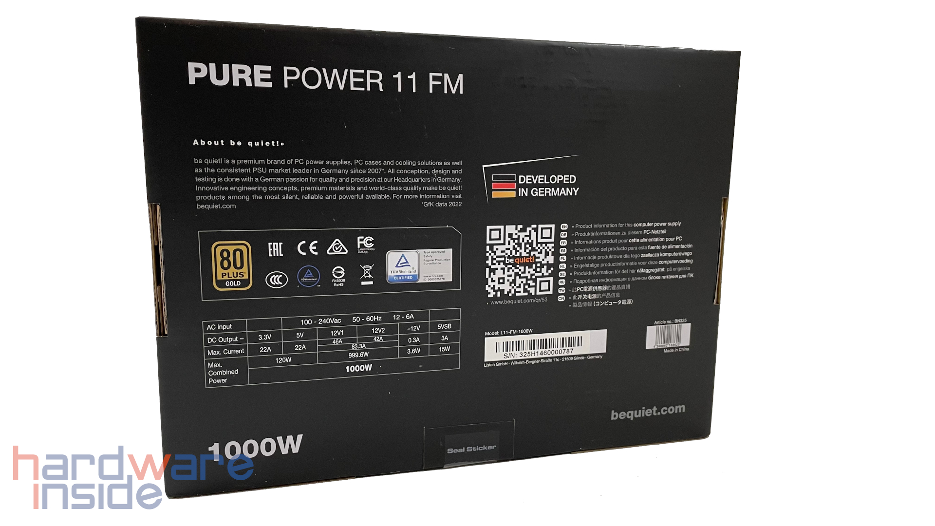 be quiet! PURE POWER 11 FM 1000W_2
