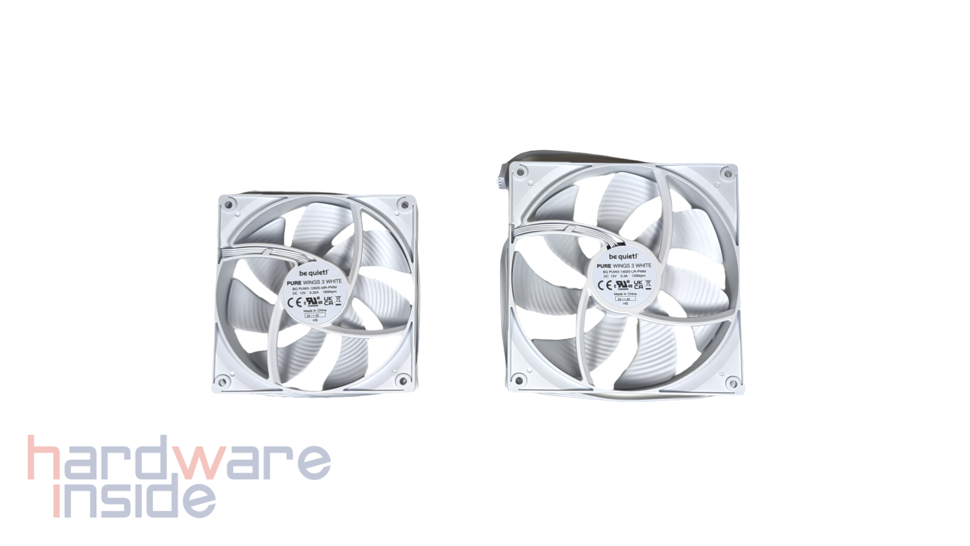be quiet! PURE WINGS 3 White 120 & 140 mm