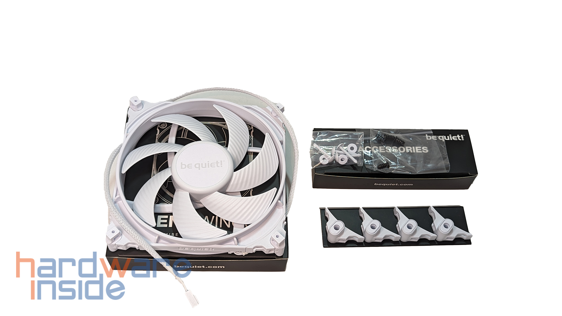 Lieferumfang der be quiet! Silent Wings 4 High-Speed White