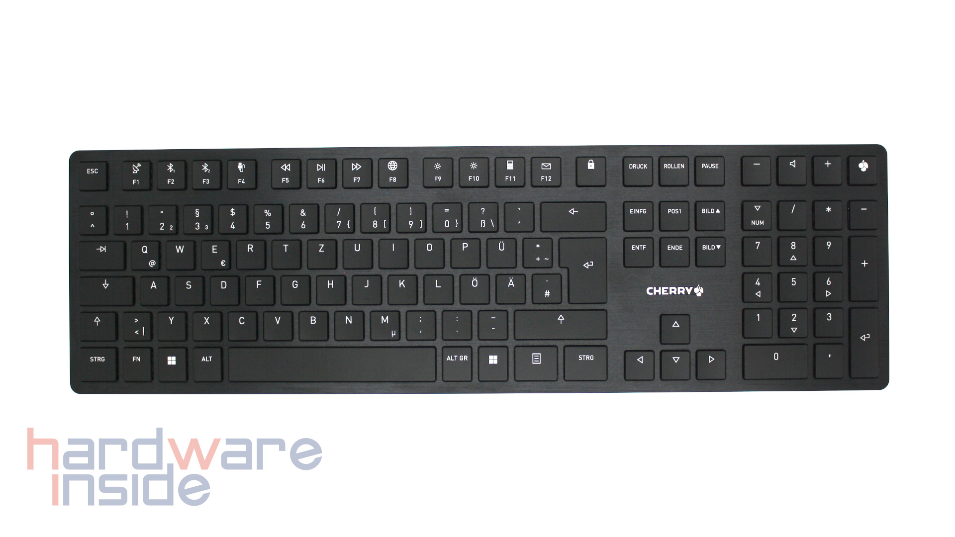 Die Oberseite der CHERRY KW X ULP