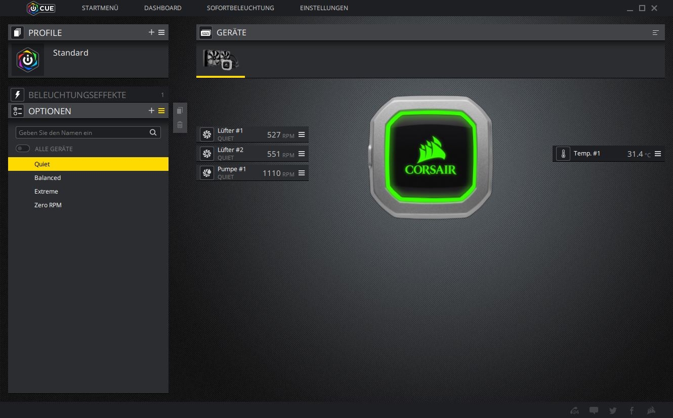 Corsair H100i PRO RGB