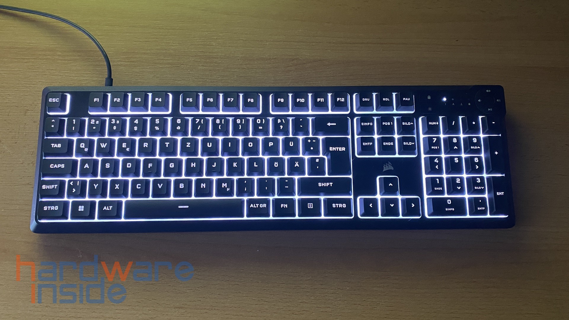 CORSAIR K55 CORE in der Praxis