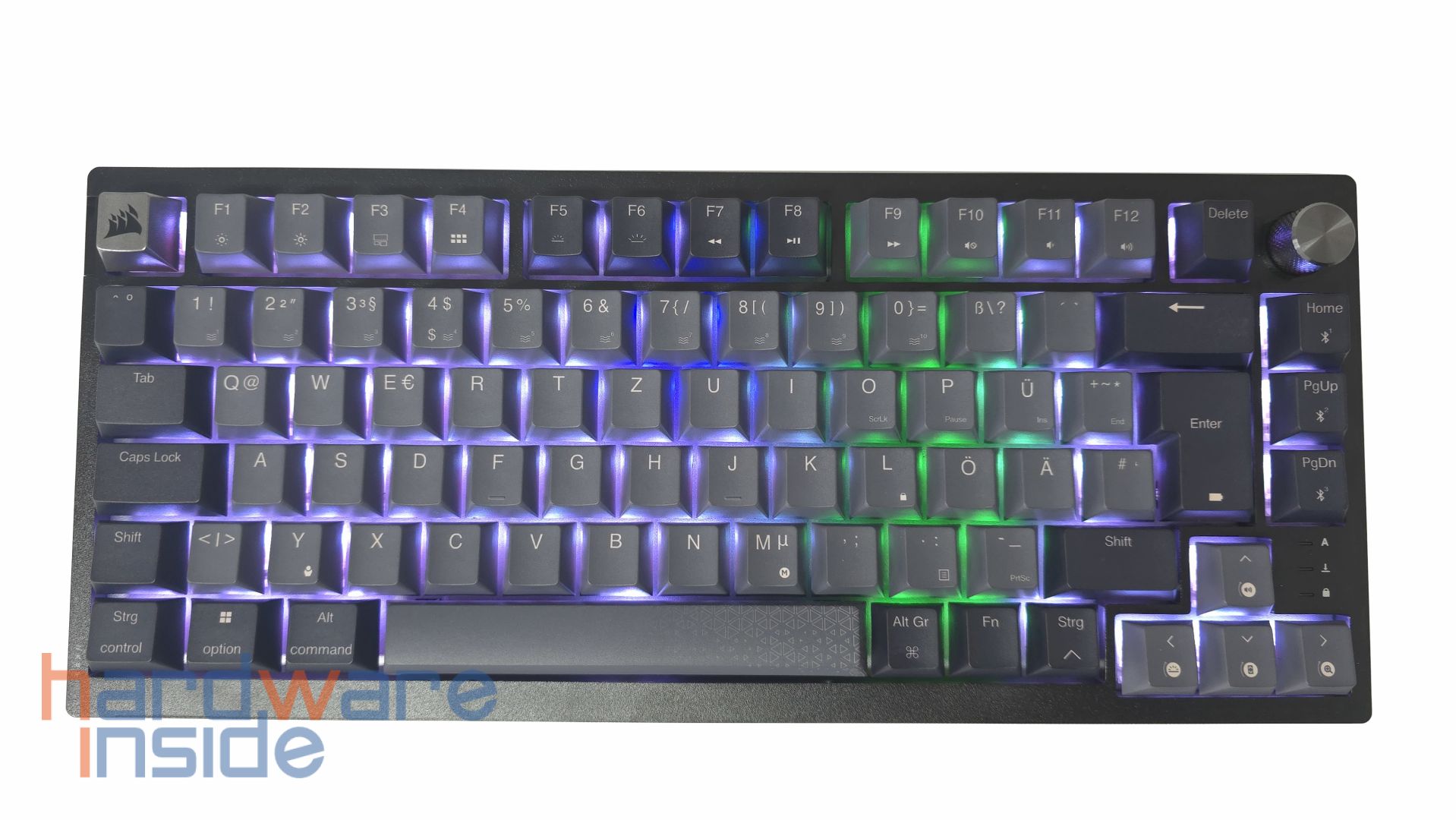 RBG-Beleuchtung der Corsair K65 PLUS WIRELESS