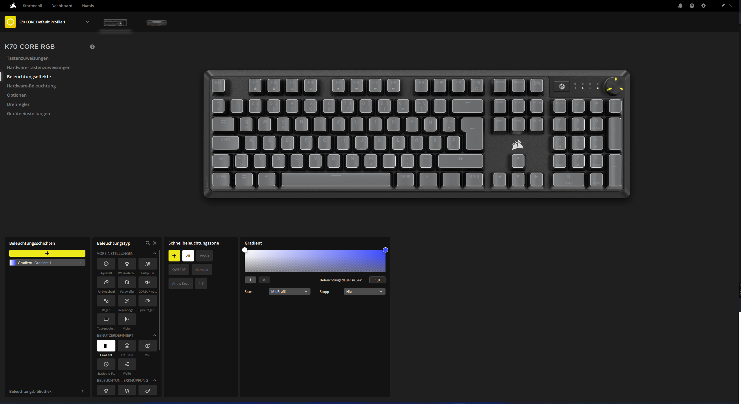 Corsair K70 CORE Software Beleuchtungseffekte.png