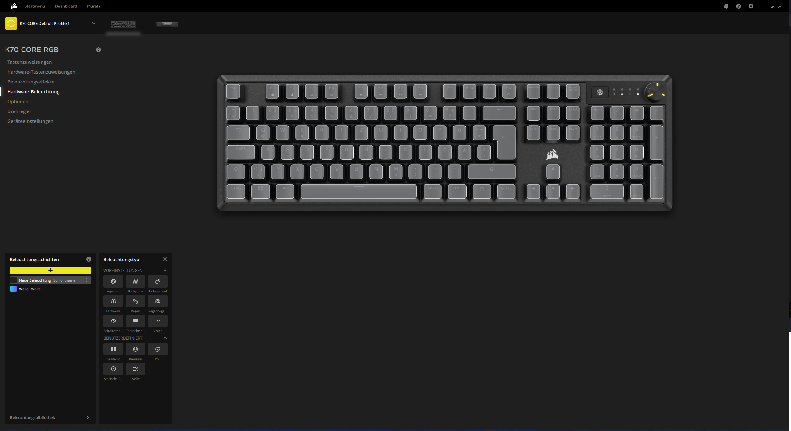Corsair K70 CORE Software Hardware Beleuchtungseffekte.png