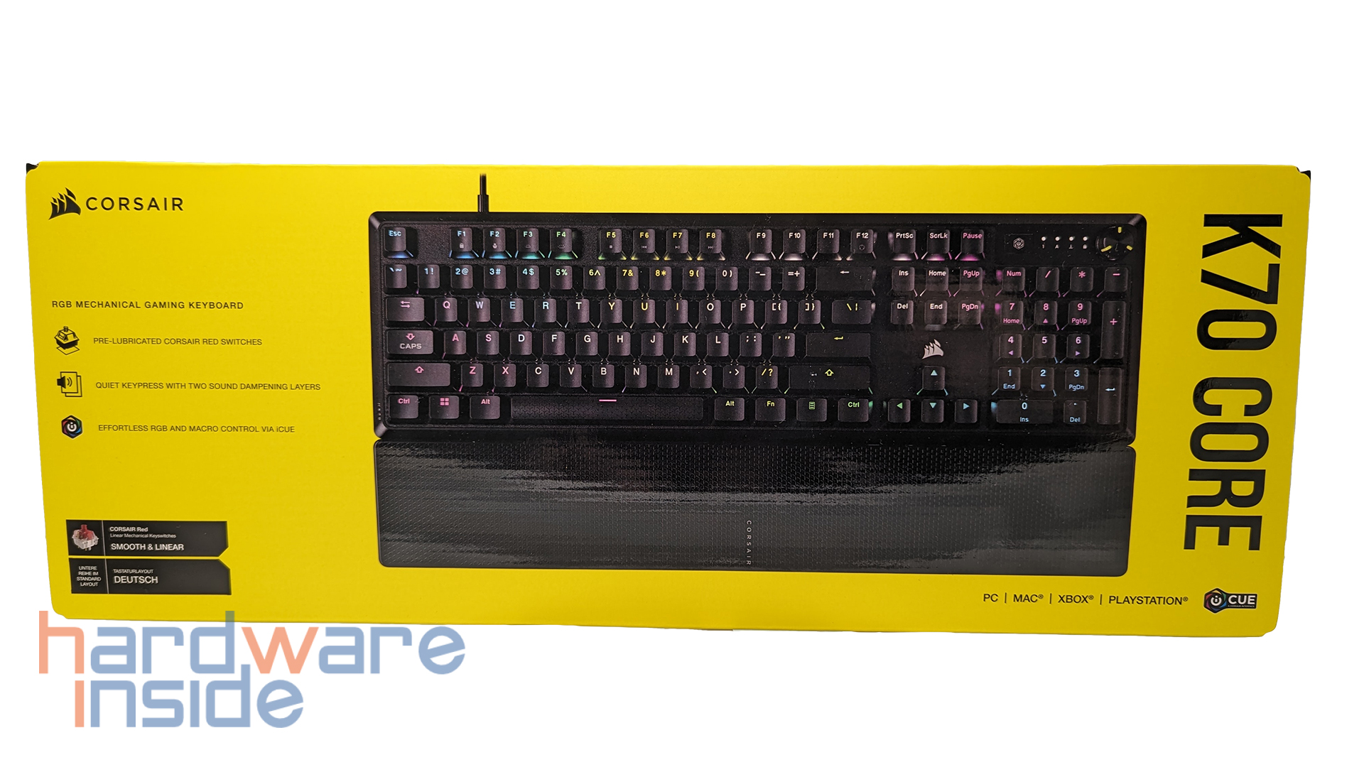 Corsair K70 CORE Verpackung Vorne.jpg