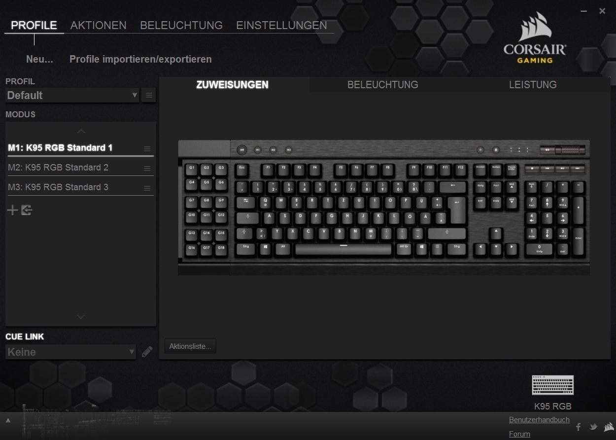 Corsair K95 Tastatur