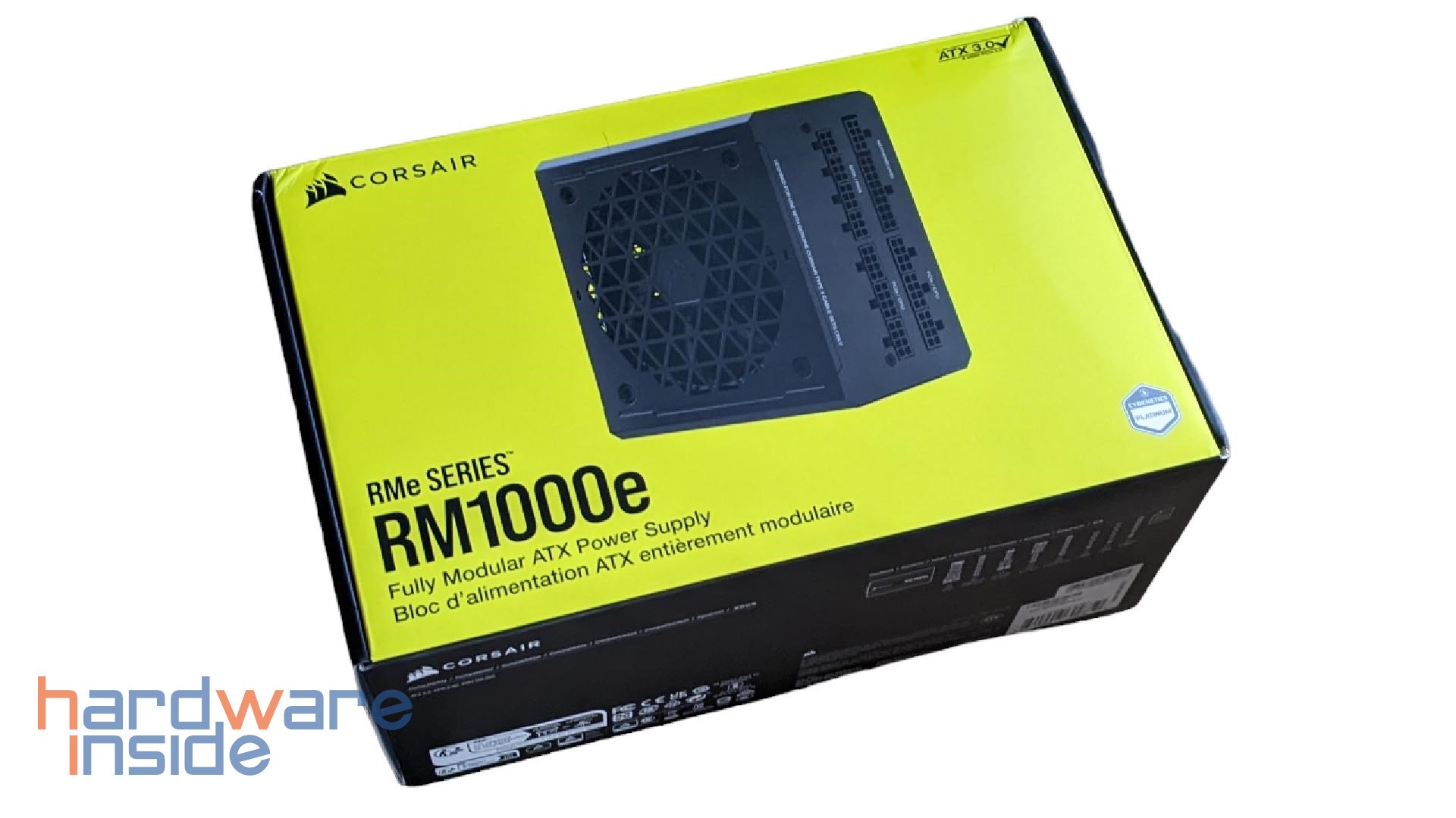 Verpackung der Corsair RM1000e (2023)