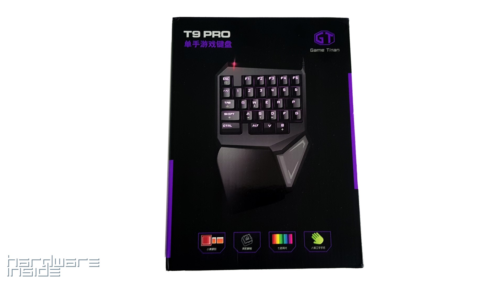 Delux Game Titan T9Pro - Verpackung hinten