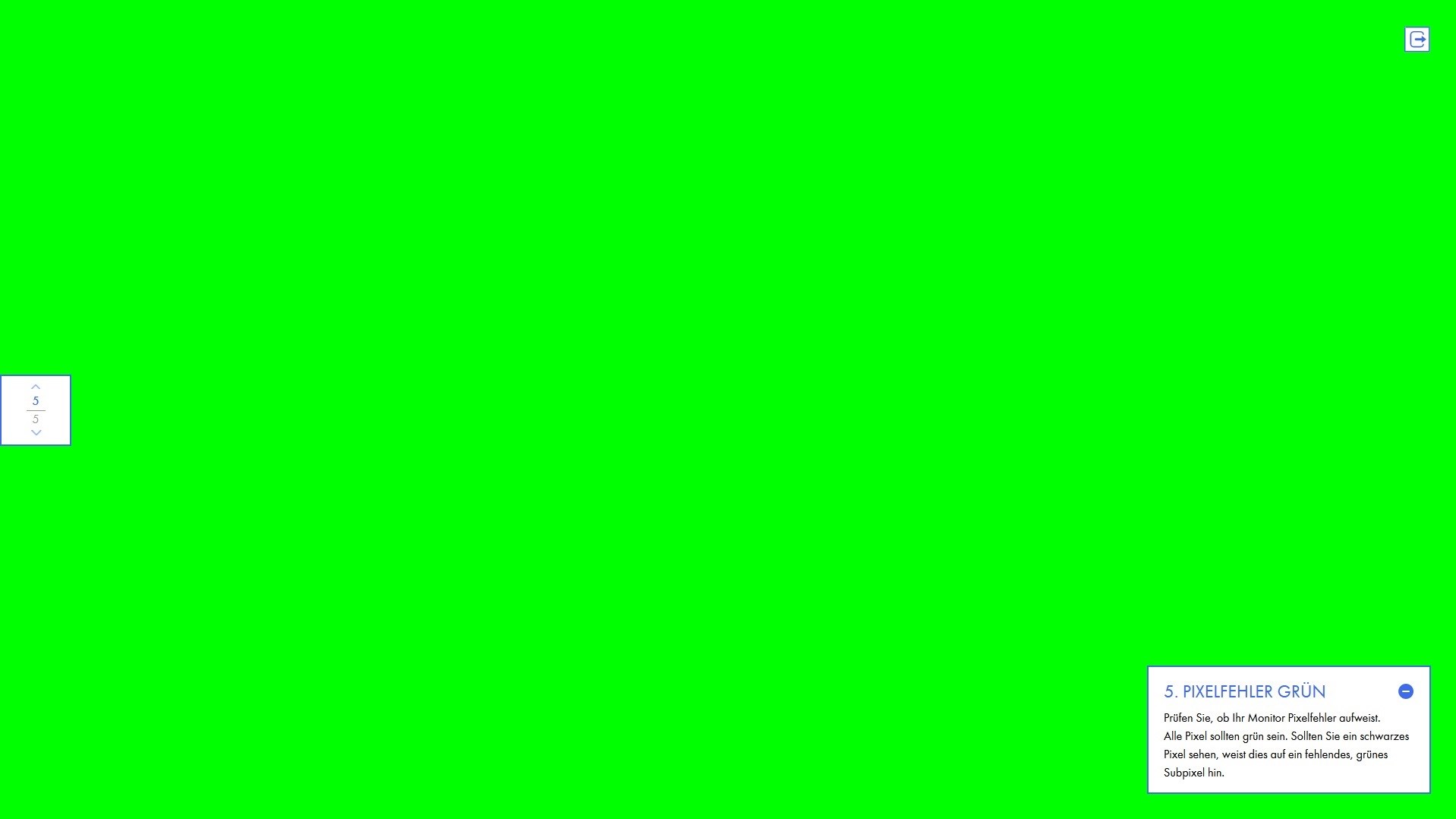 EIZO FlexScan EV2781 - Pixelfehler Grün.jpg