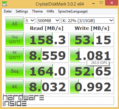 Geschwindigkeitstest Enermax USB 3.0