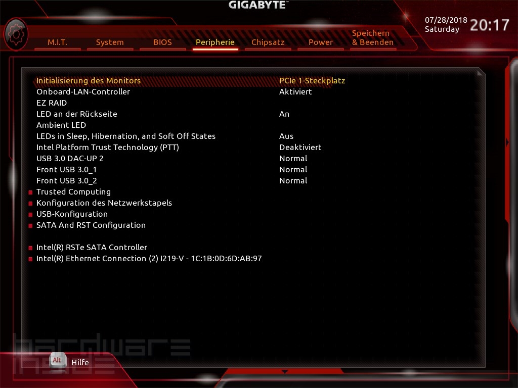 GIGABYTE X299 AORUS Gaming 7