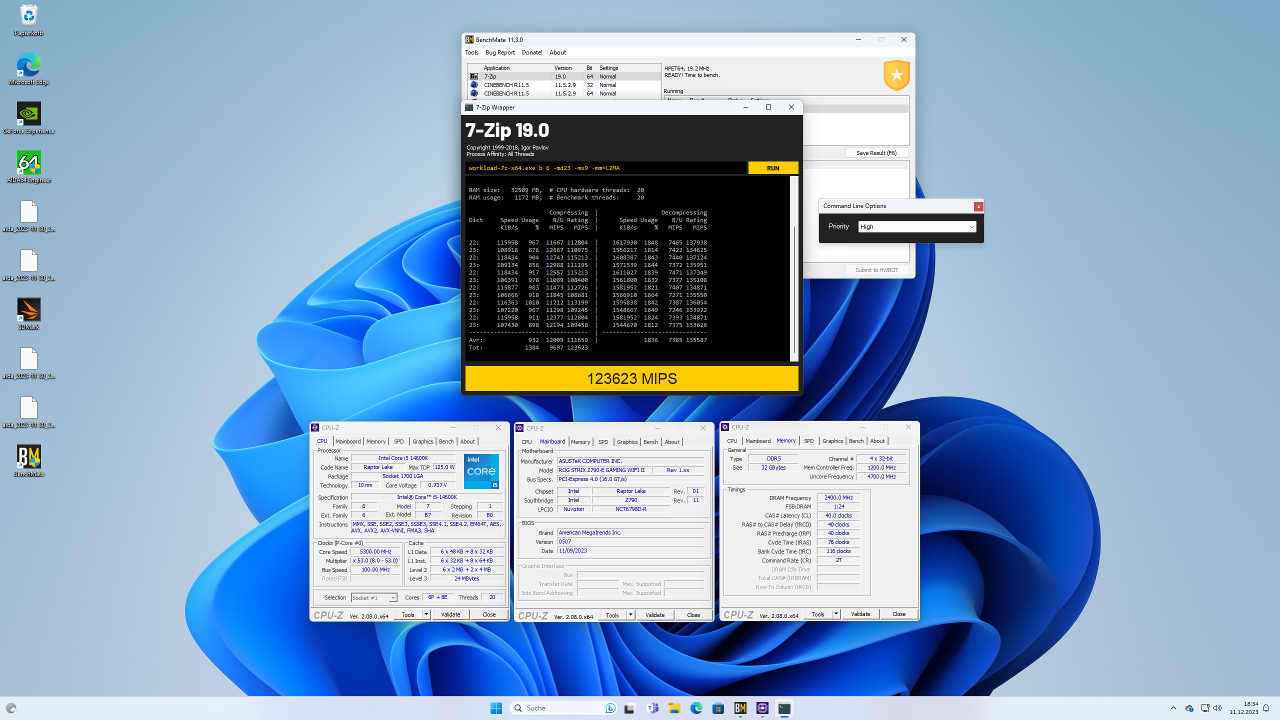 i5-14600K - Benchmark: 7-Zip