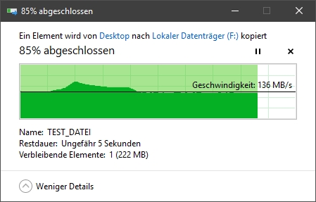 Inter-Tech Argus IT 310 - SSD Speed