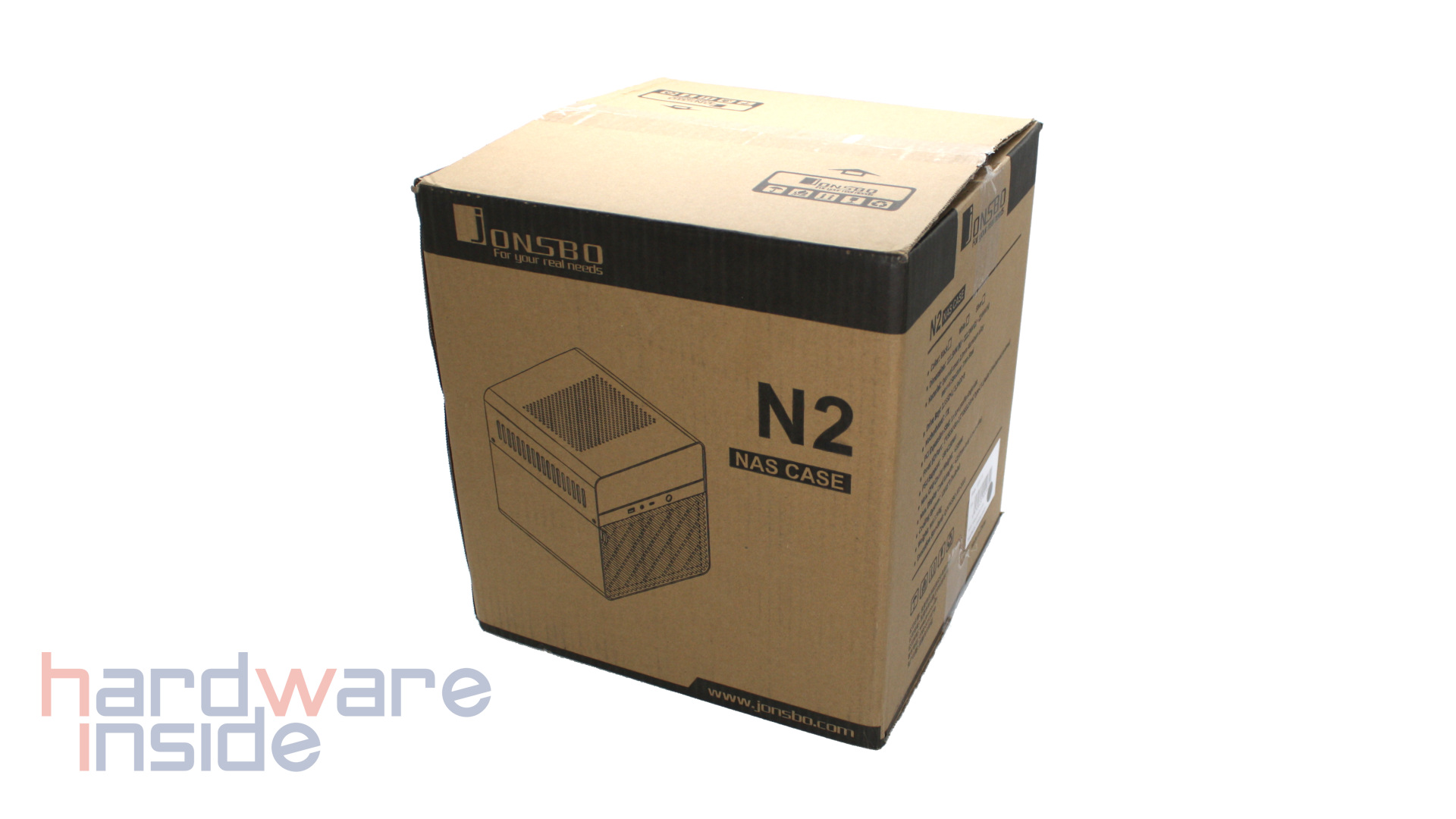 Verpackung des Jonsbo N2 NAS Gehäuses