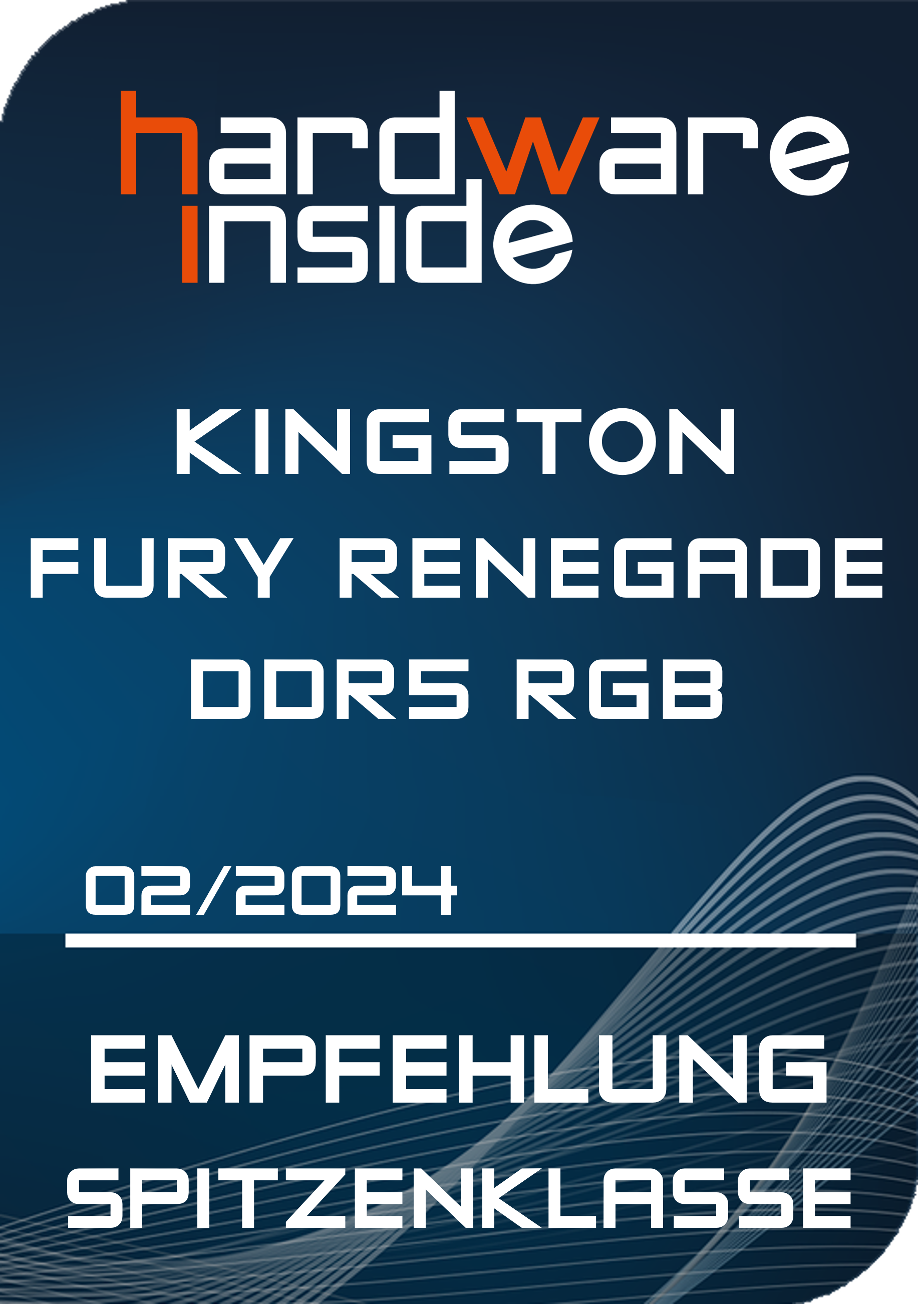 Kingston FURY Renegade RGB 64 GB DDR5-6400 AWARD.png