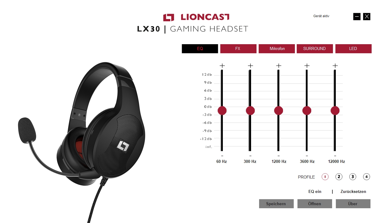 Lioncast - LX30 Headset - Software 5