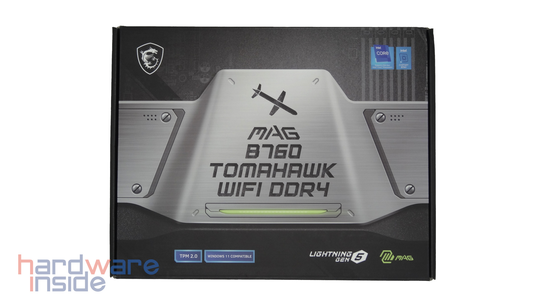 MSI MAG B760 TOMAHAWK WIFI DDR4 Verpackung