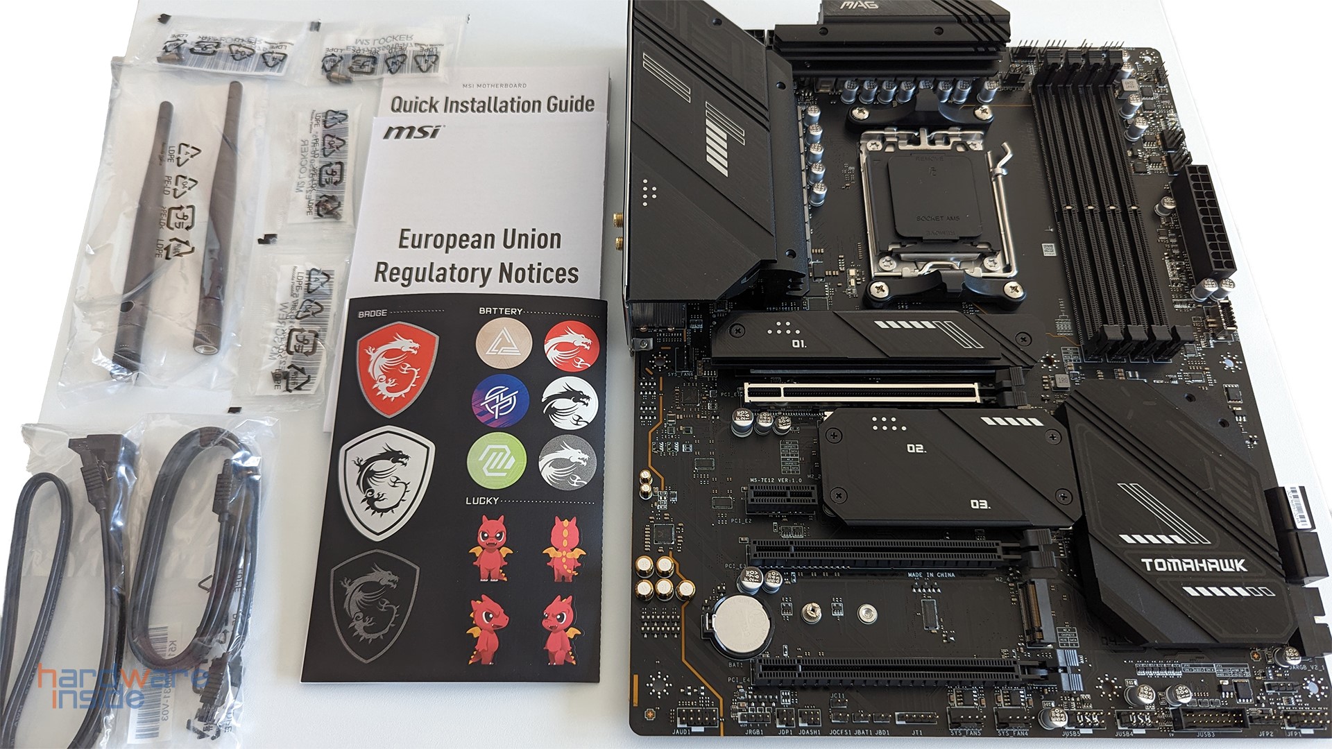 Lieferumfang: MSI MAG X670E TOMAHAWK WIFI