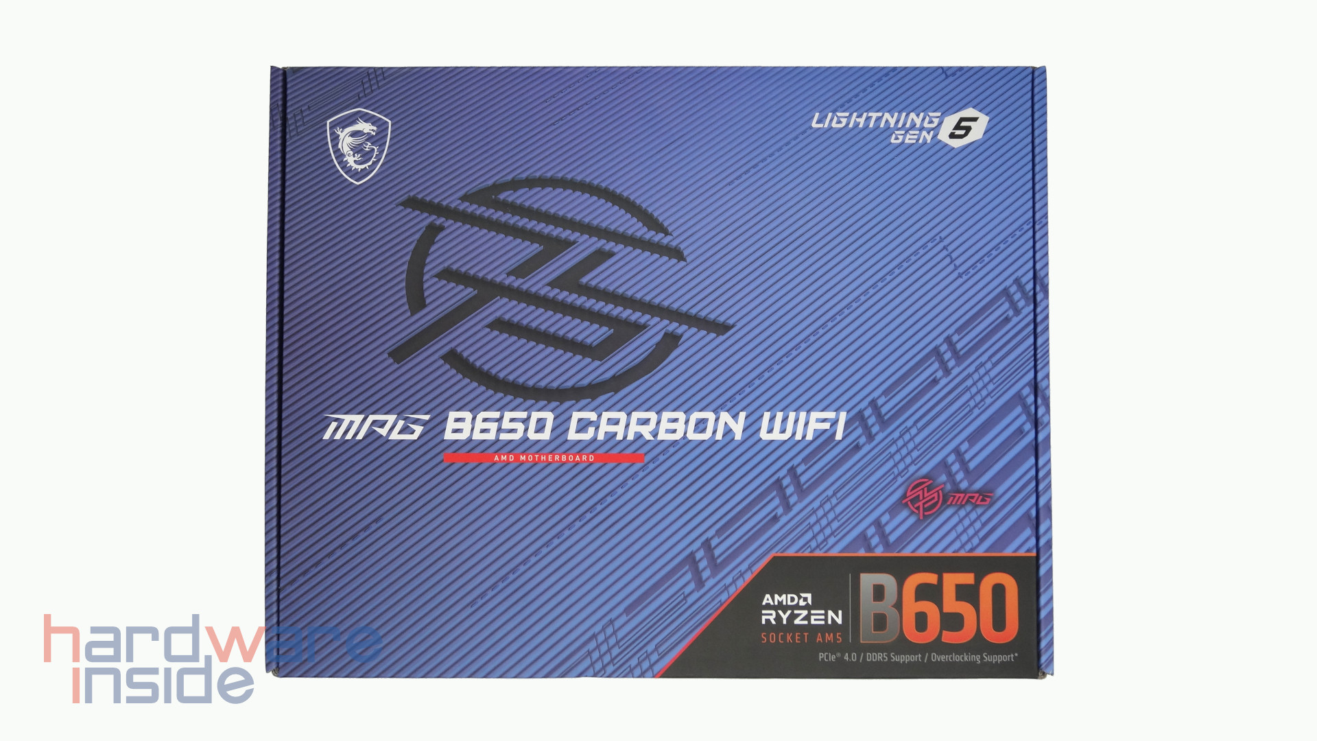 MSI MPG B650 Carbon WIFI Verpackung