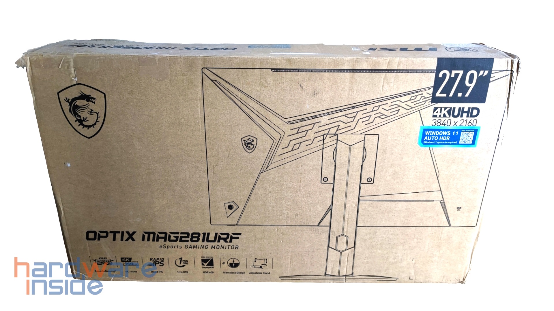 MSI Optix MAG281URFDE Verpackung