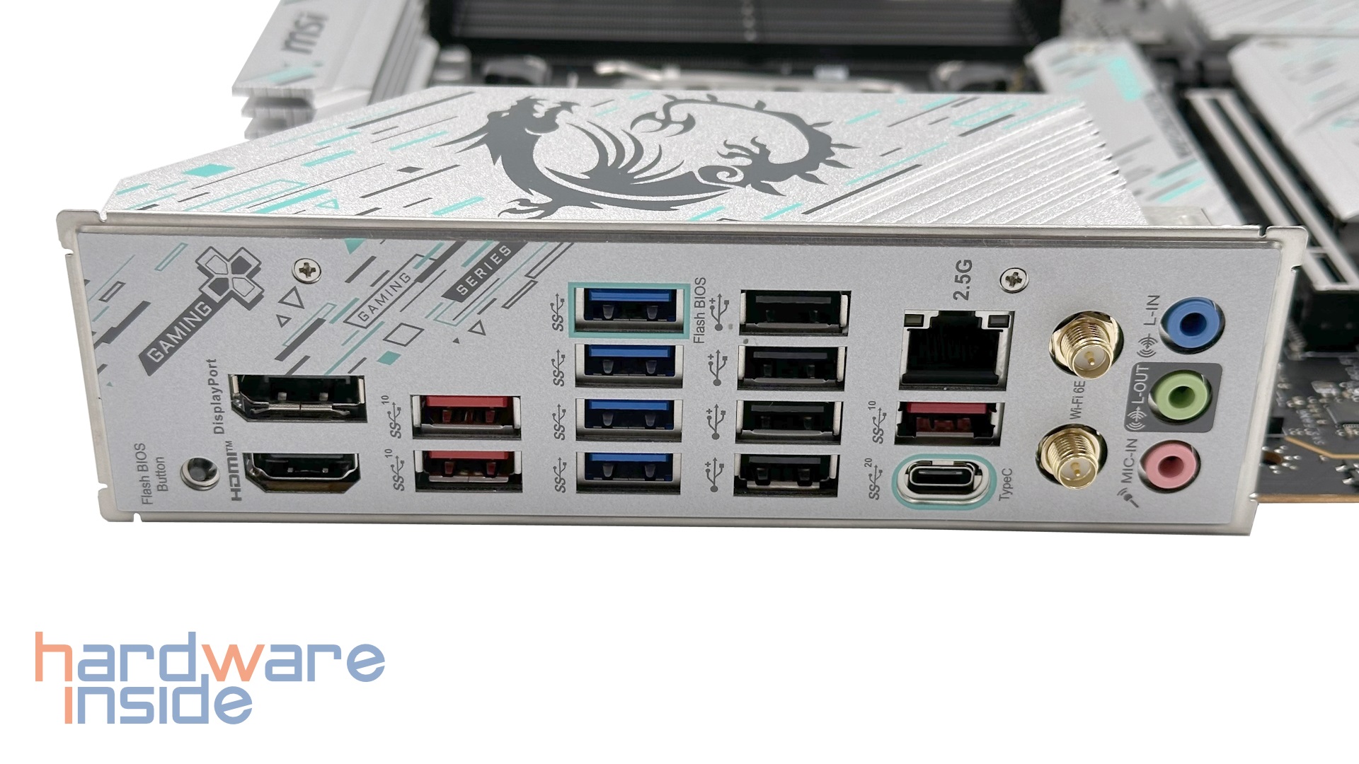 Rückblende des MSI X670E Gaming Plus Wifi