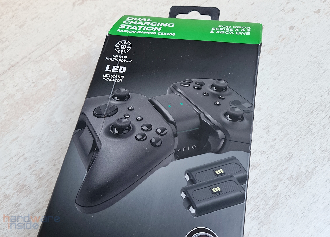 Raptor DUAL Ladestation Verpackung