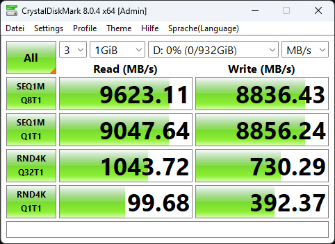 Seagate FireCuda 540 crystaldiskmark