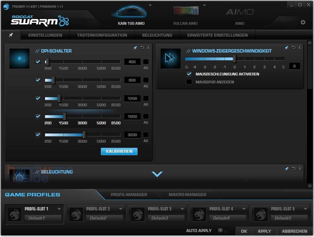 Roccat Vulcan 122 Aimo Und Kain 100 Aimo Im Test Hardware Inside Hardware Inside Forum