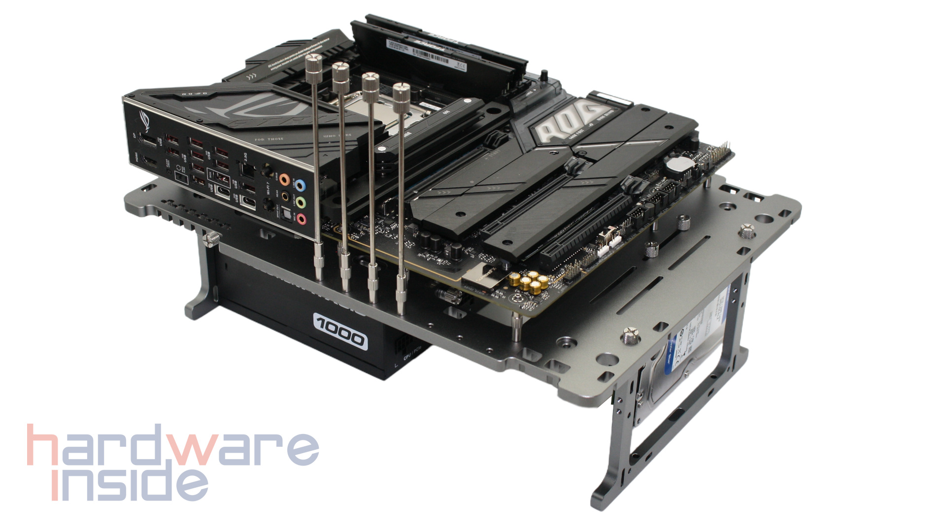 Streacom BC1 V2: Montiertes Mainboard