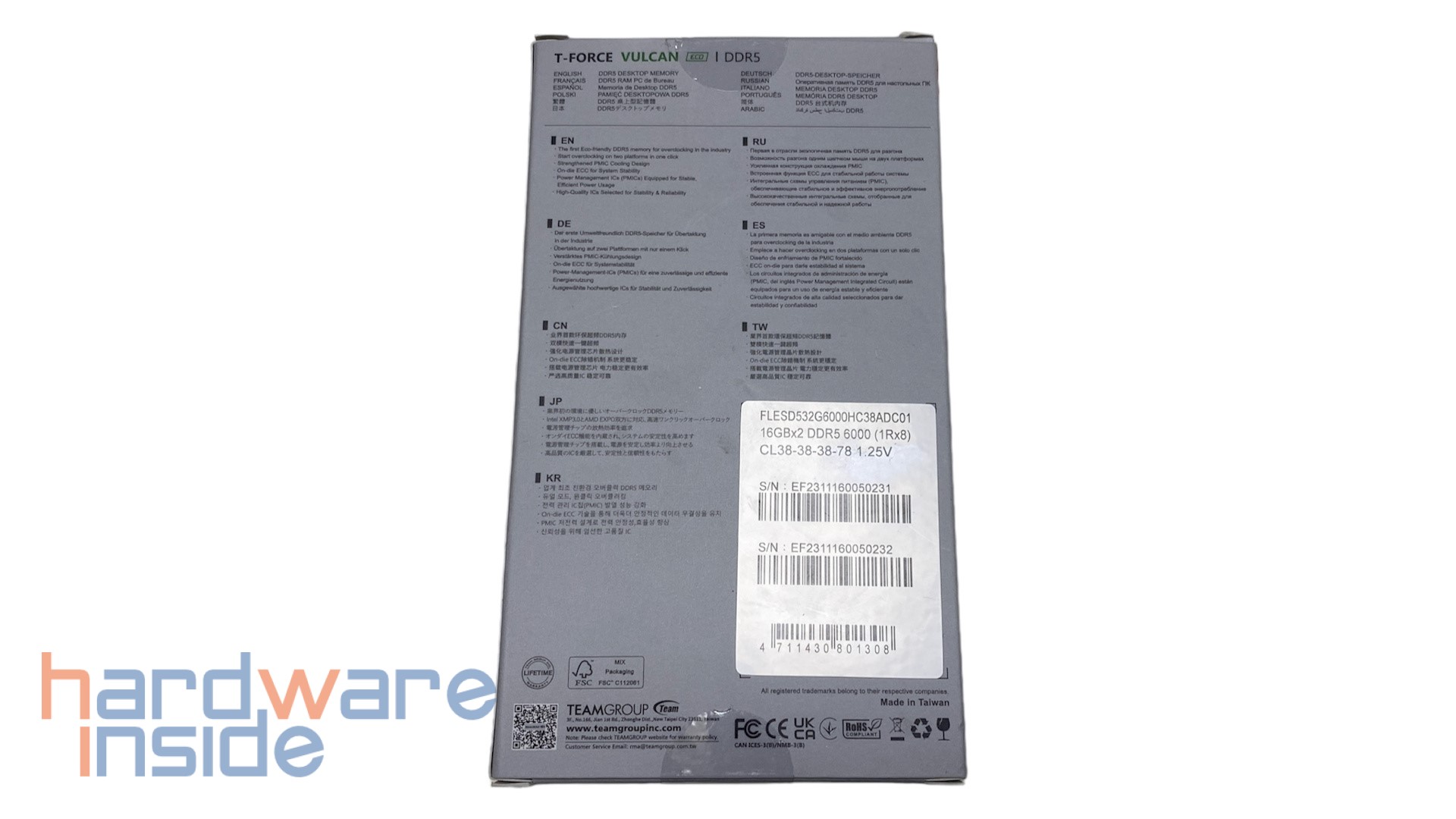 T-FORCE VULCAN ECO DDR5 Gaming Desktop Memory_2.jpg