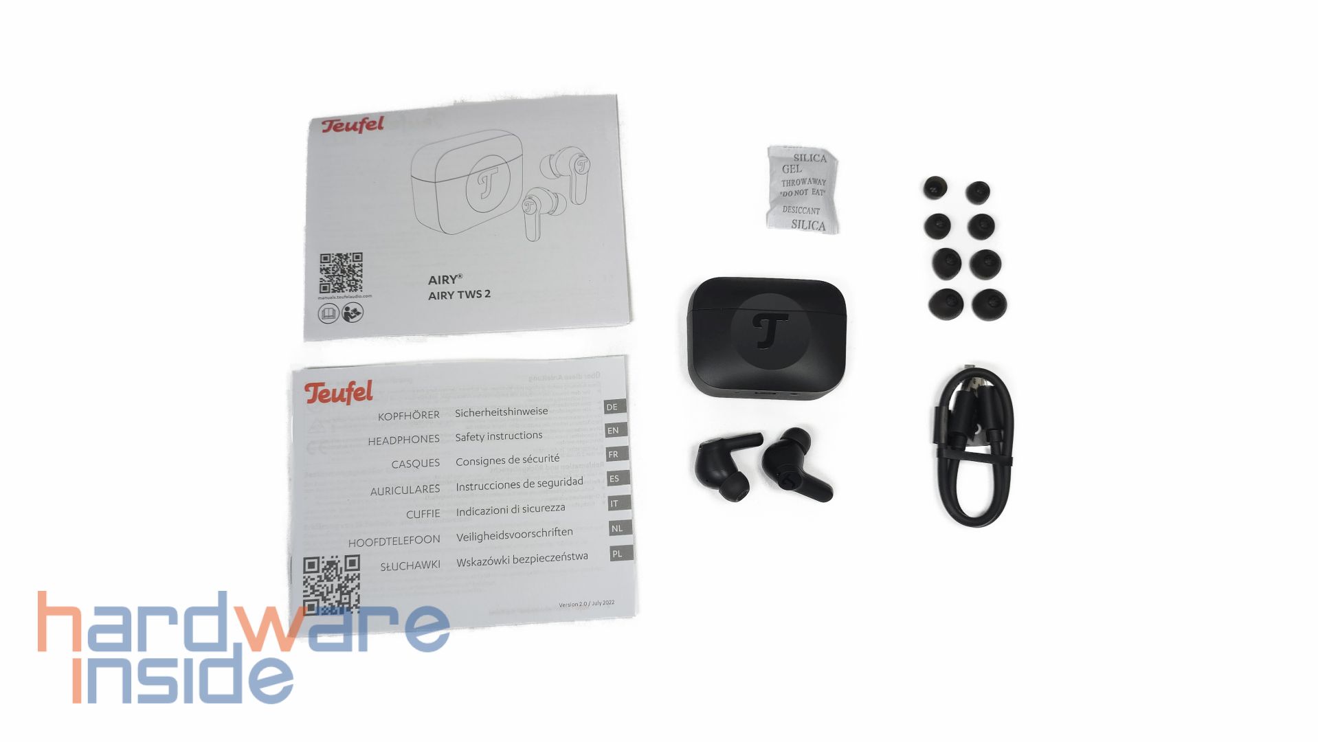 Lieferumfang der Teufel AIRY TWS 2