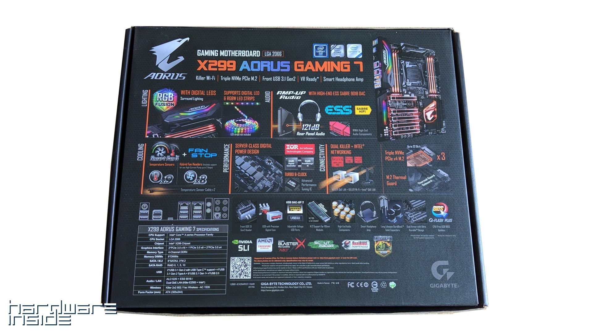 Verpackung X299 AORUS Gaming 7