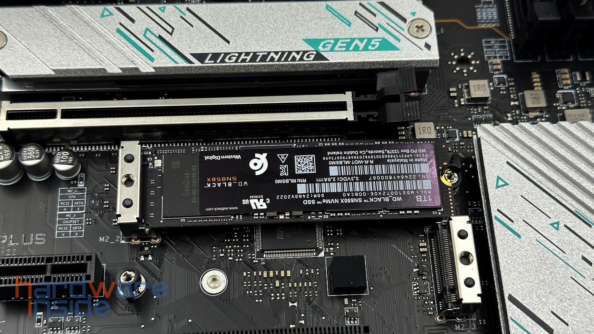 Western Digital WD BLACK SN850X im Testsystem